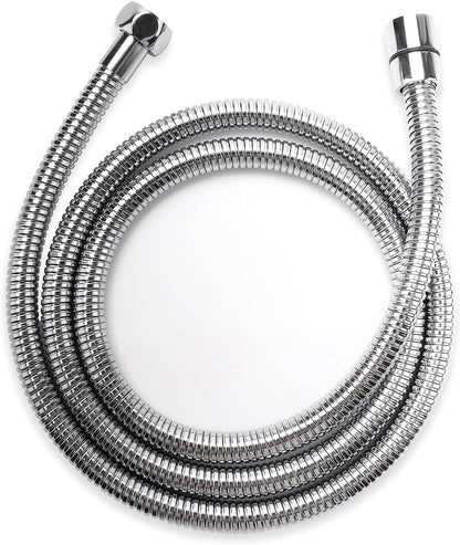 YEAUPE in Acciaio Inossidabile Flessibile doccia - Anti-perdita Tubo Doccia(G1/2 pollici, 160 CM),Anti Torsione,Ricambio Universale,Tutti i connettori in rame,per Rubinetti da Bagno,Cromato